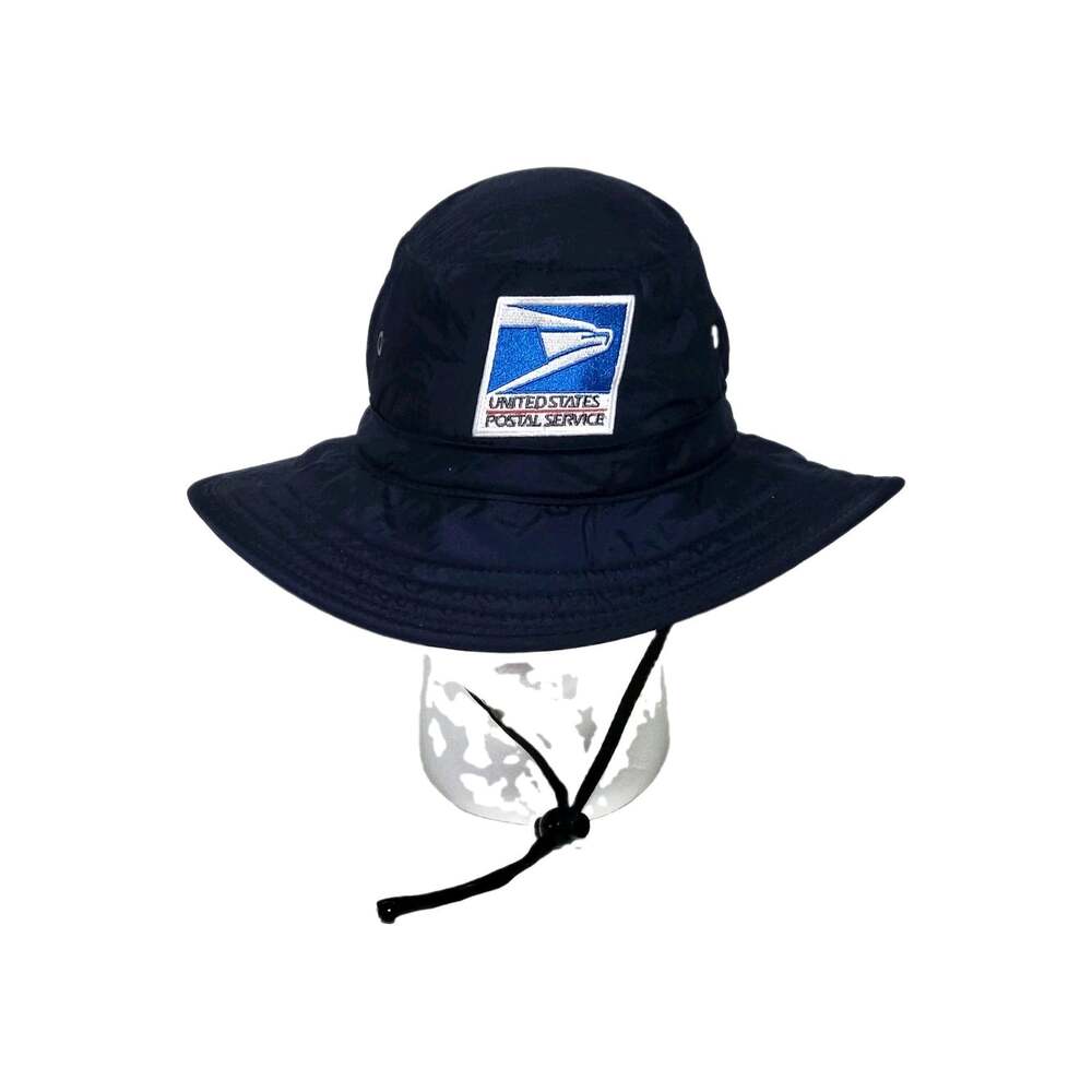 USPS Bucket Boonie Hat Small US Postal Service Water Repellent Blue Made in USA